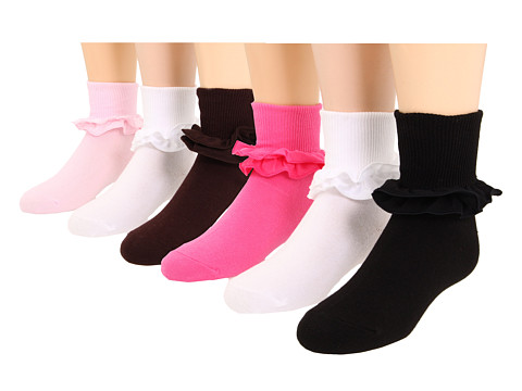Jefferies Socks Misty 6-Pack (Toddler/Little Kid/Big Kid) 