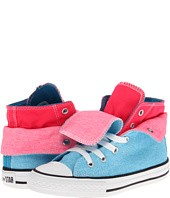 Cheap Converse Kids Chuck Taylor All Star Two Fold Hi Toddler Youth Neon Blue Neon Pink