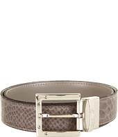 Cheap Versace Collection Reversible Printed Python Belt Grey