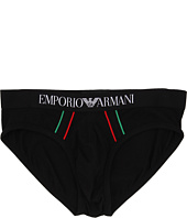 Emporio Armani  Italian Flag Stretch Cotton Brief  image