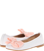 Fendi Kids  Flat With Coral Bow And Strap (Toddler)  image