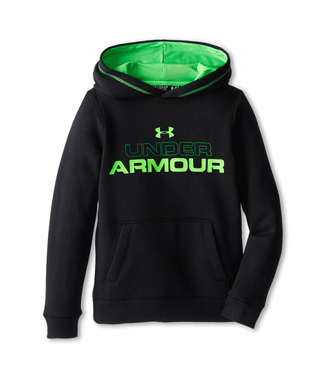 green and black under armour hoodie