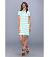 Lacoste  Short Sleeve Stretch Pique Stripe Polo Dress  image