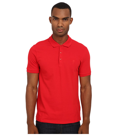 red versace polo
