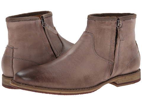 ... Flagstone Zip Boot Gray Crazy Horse Leather | Shipped Free at Zappos
