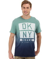 DKNY Jeans  S/S Dip Dye Logo Crew Neck Premium Tee  image
