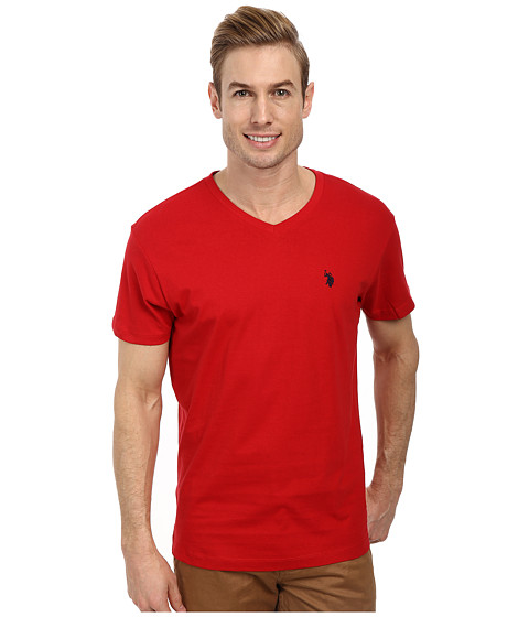 U.S. POLO ASSN. V-Neck Short Sleeve T-Shirt 