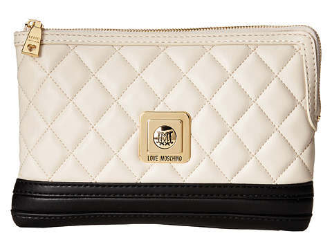 LOVE Moschino Quilted Clutch Crossbody 