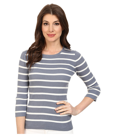 Pendleton 3/4 Sleeve Stripe Pullover 