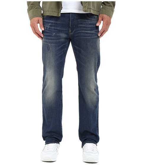 G-Star Revend Straight Fit Jeans in Iros Stretch Denim Dark Aged Restored 
