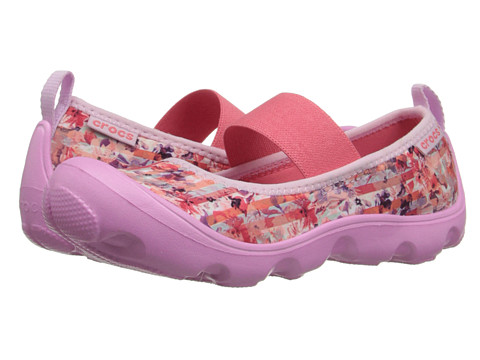 Crocs Kids Duet Busy Day Floral PS (Toddler/Little Kid) 