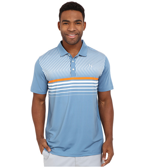 PUMA Golf Short Sleeve Surface Stripe Polo 
