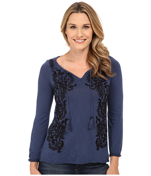 Lucky Brand Embroidered Peasant Top 