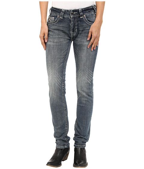 Rock and Roll Cowgirl Mid-Rise Skinny in Medium Wash W1S5622 