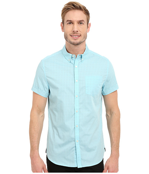 Kenneth Cole Sportswear Slim-Fit Printed Button-Front Shirt