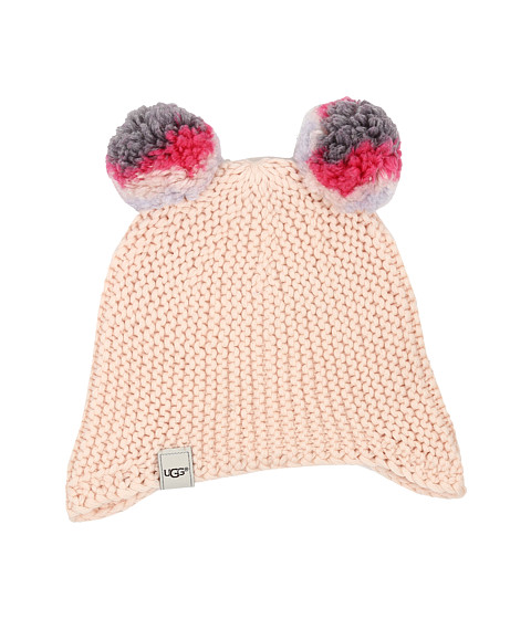 UGG Kids Multicolor 2 Pom Knit Hat (Toddler/Little Kids) 