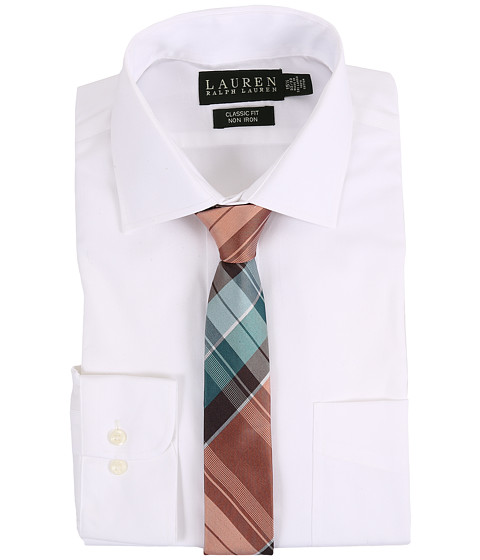 LAUREN Ralph Lauren Pinpoint Spread Collar Classic Button Down Shirt 