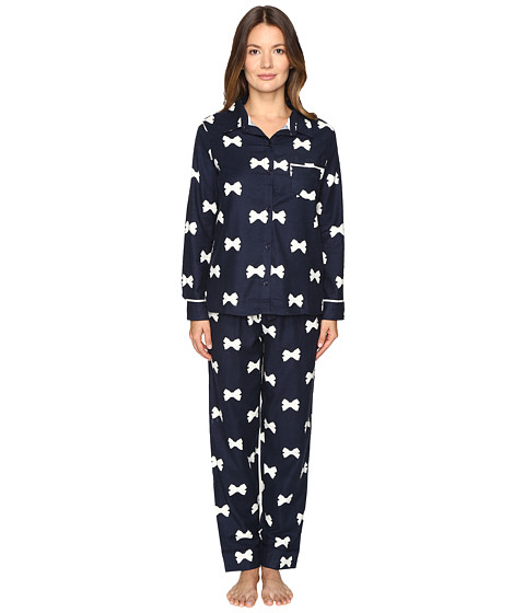 Kate Spade New York Packaged Flannel Pajama Set 