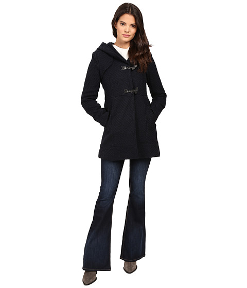 Jessica Simpson Braided Wool Duffle Coat with Hood - Zappos.com