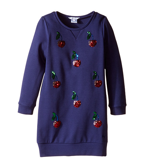Little Marc Jacobs Milano Ceremony Dress with Sequined Cherry Patterns (Little Kids/Big Kids) 