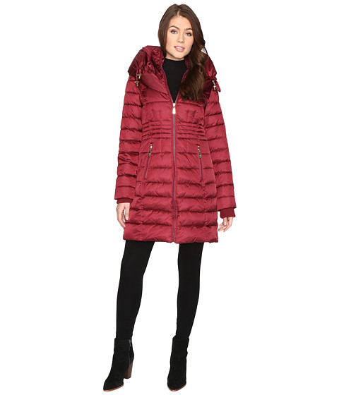 Betsey Johnson Quilted Zip Puffer 