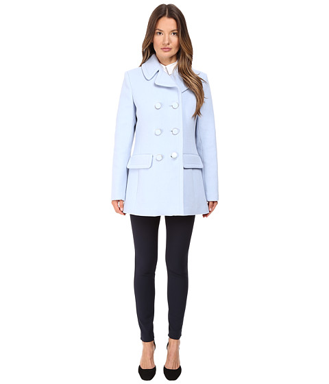 Kate Spade New York Double Breasted Peacoat Bowback 30