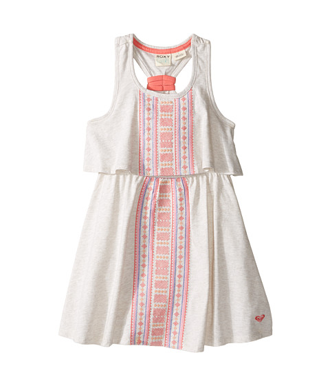 Roxy Kids Slub Jersey Dress w/ Embroidery (Toddler/Little Kids) 