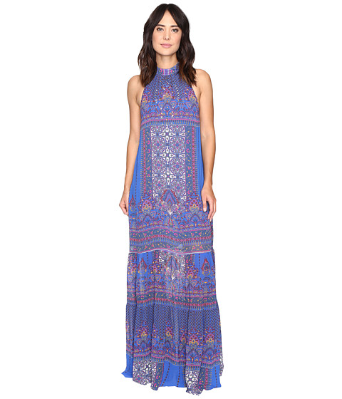 Nicole Miller La Plage by Nicole Miller Beach Carousel Halter Maxi Dress Cover-Up 