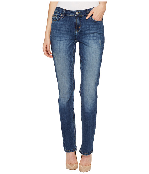 Calvin Klein Jeans Straight Leg Jeans in Stormy Weather Wash 