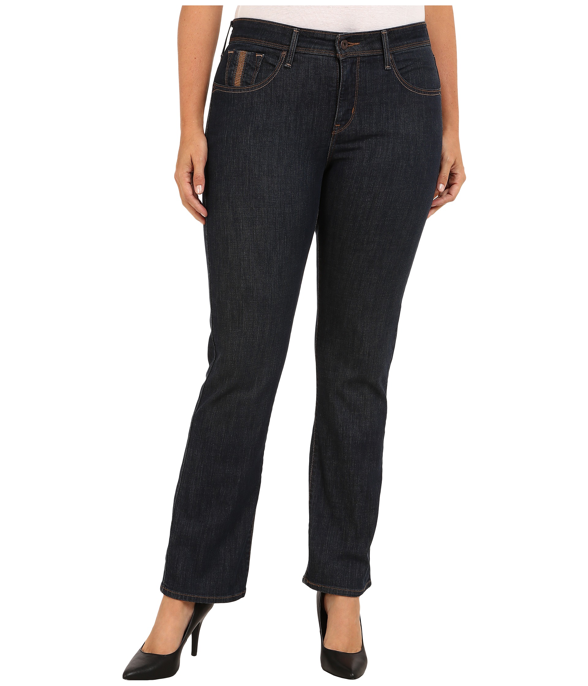 Levis® Plus Plus Size 512™ Perfectly Shaping Straight Leg Hammered Dark