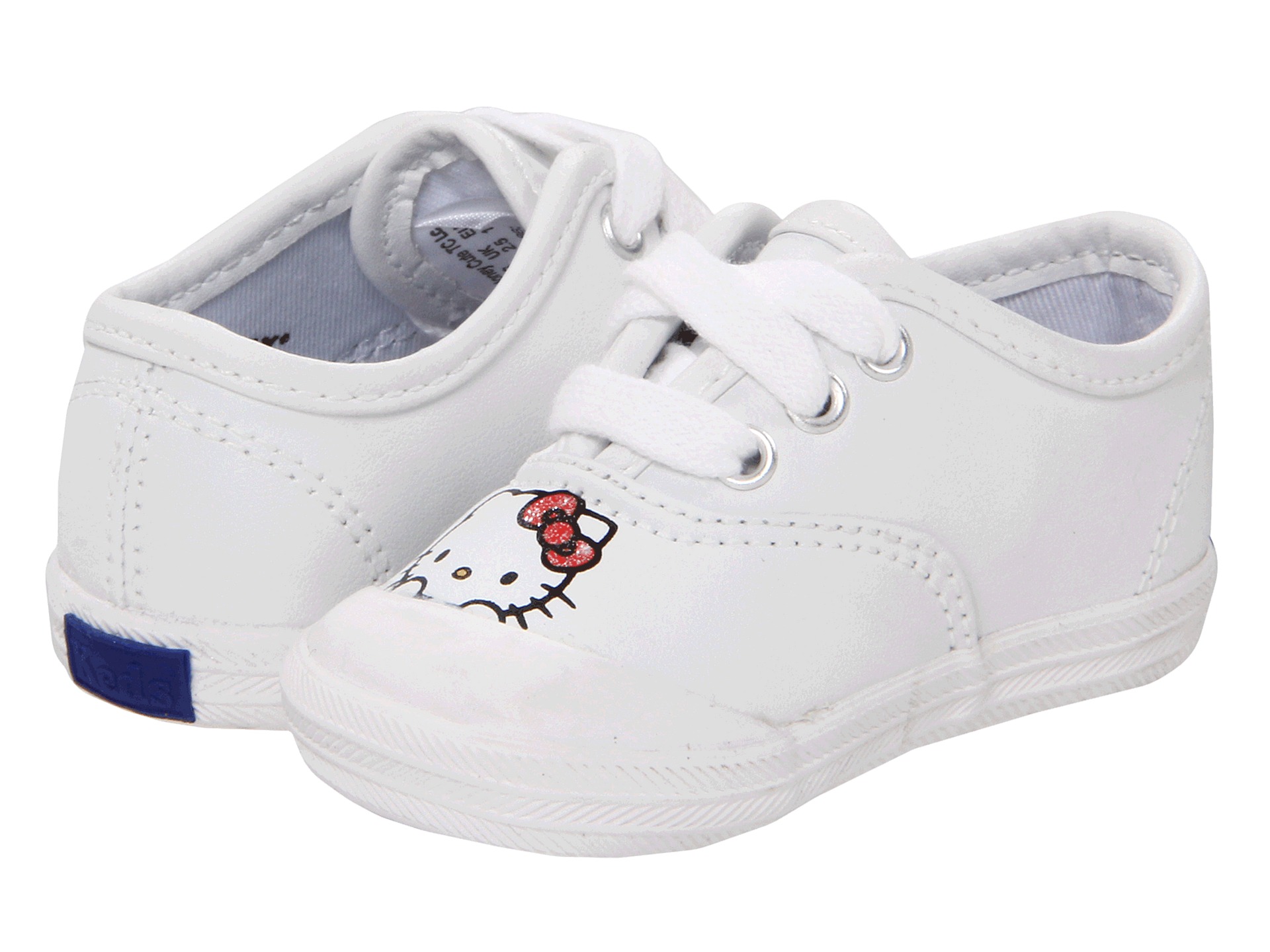 Keds Kids   Hello Kitty®   Honey Cute Toe Cap Lace Sneaker (Infant)