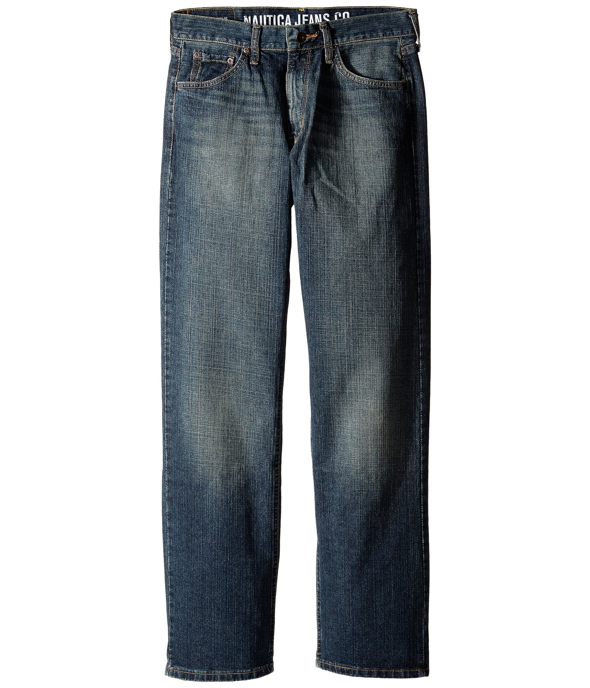 Nautica   Relaxed Fit 5 Pocket Jean in Crossed Indigo