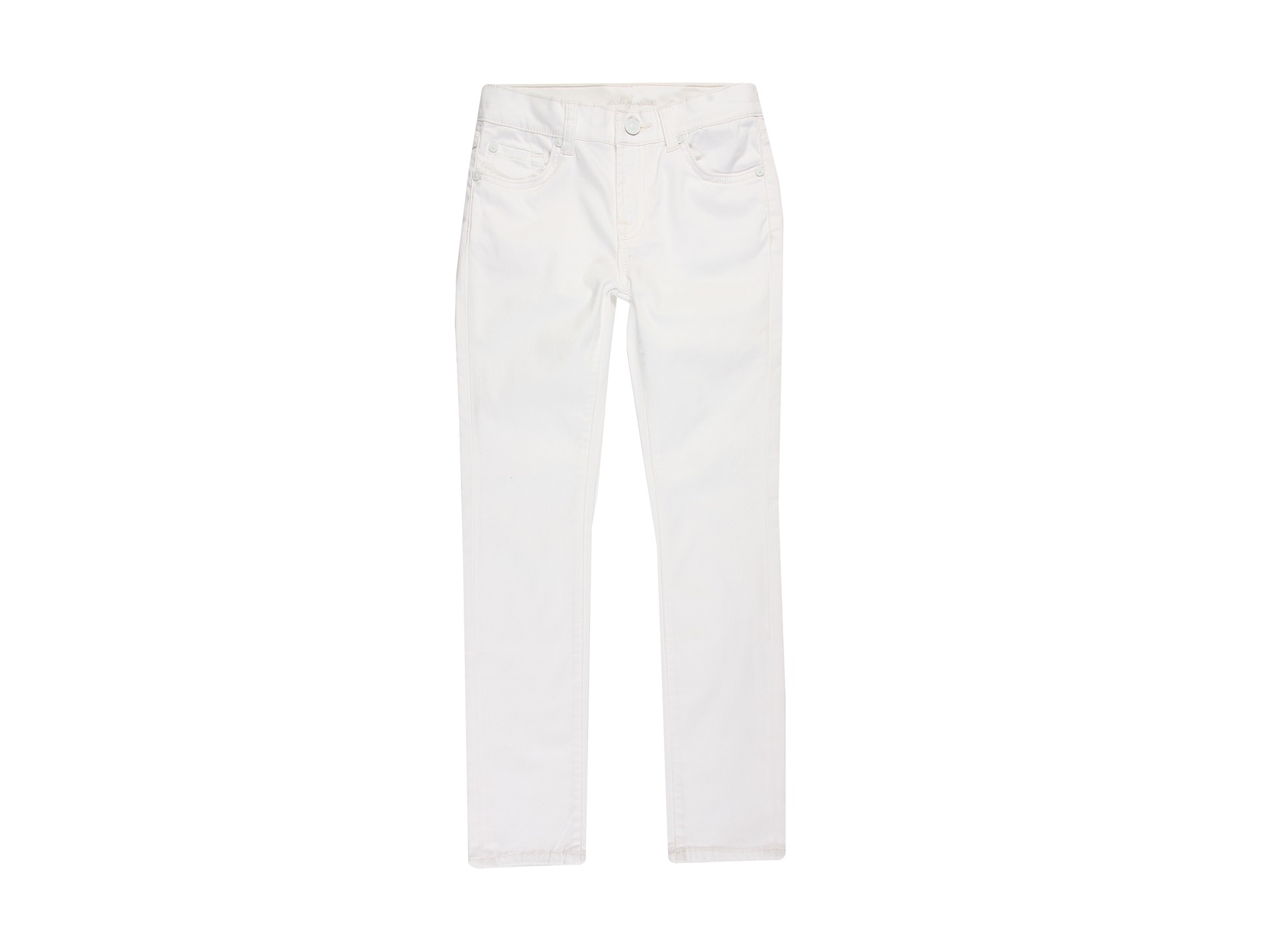 For All Mankind Kids Girls The Skinny Jean in Clean White (Big Kids 