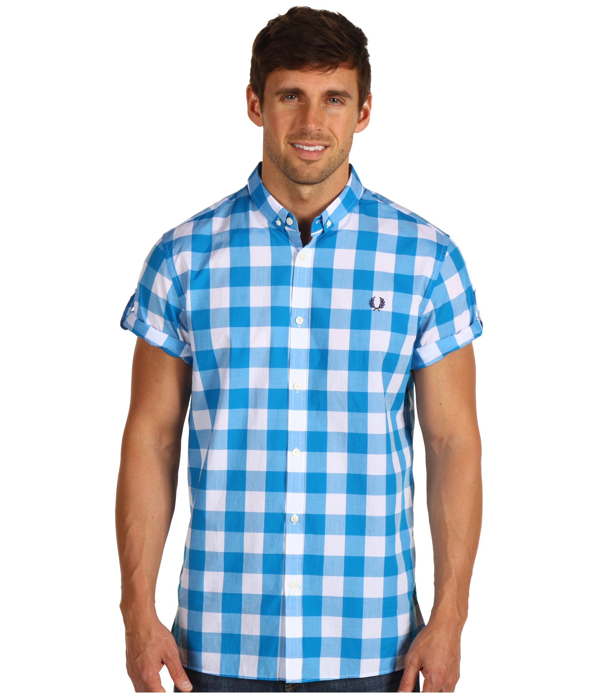 Fred Perry Large Gingham Shirt at 