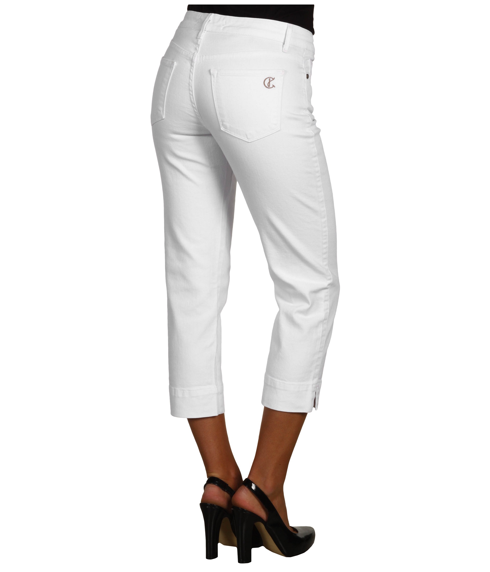 CJ by Cookie Johnson   Mercy Crop Jean in Optic White