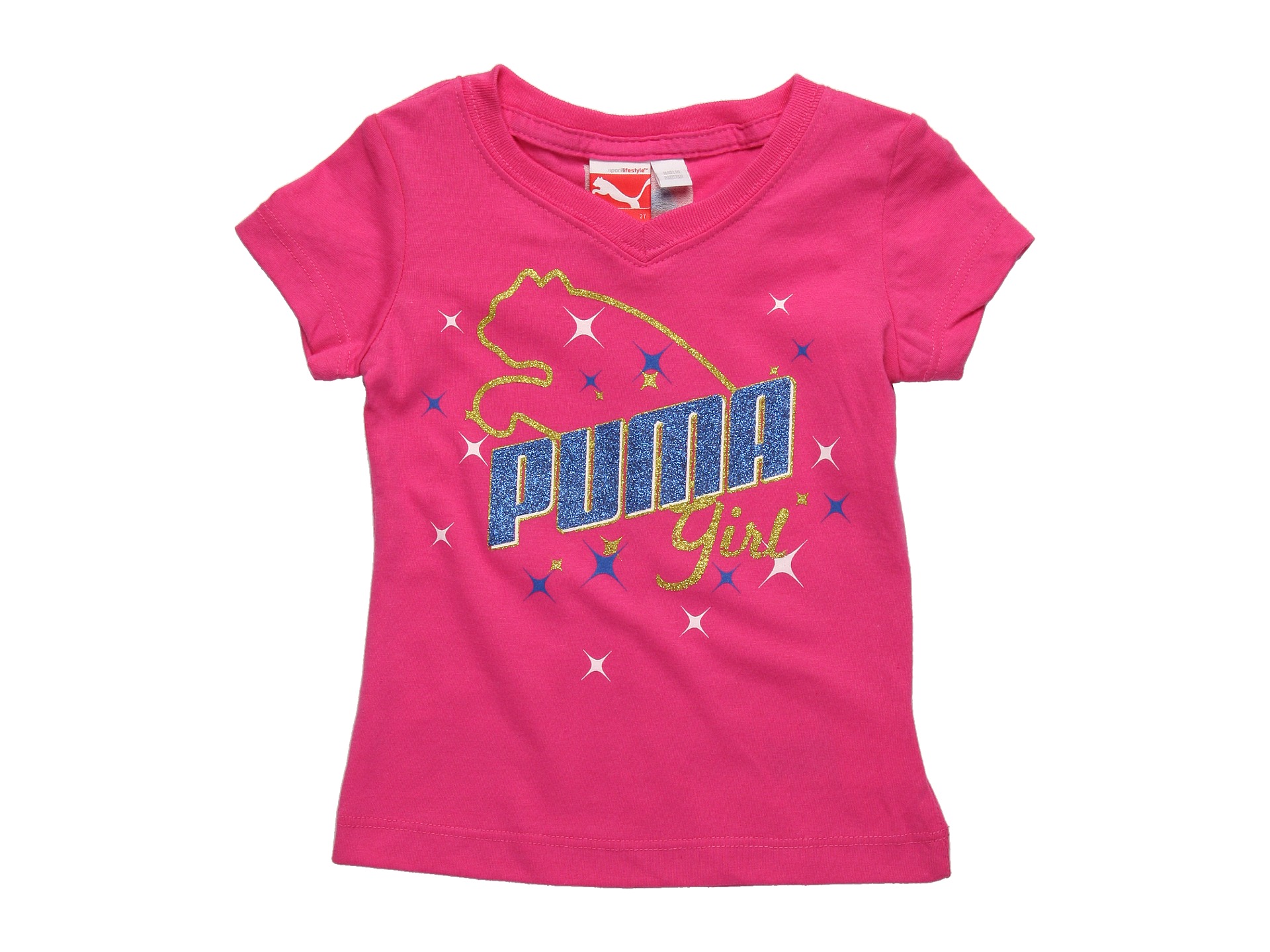 Puma Kids   Core V Neck Tee (Toddler)