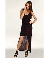 Halston Heritage   Brush Stroke Texture Slub Knit Dress