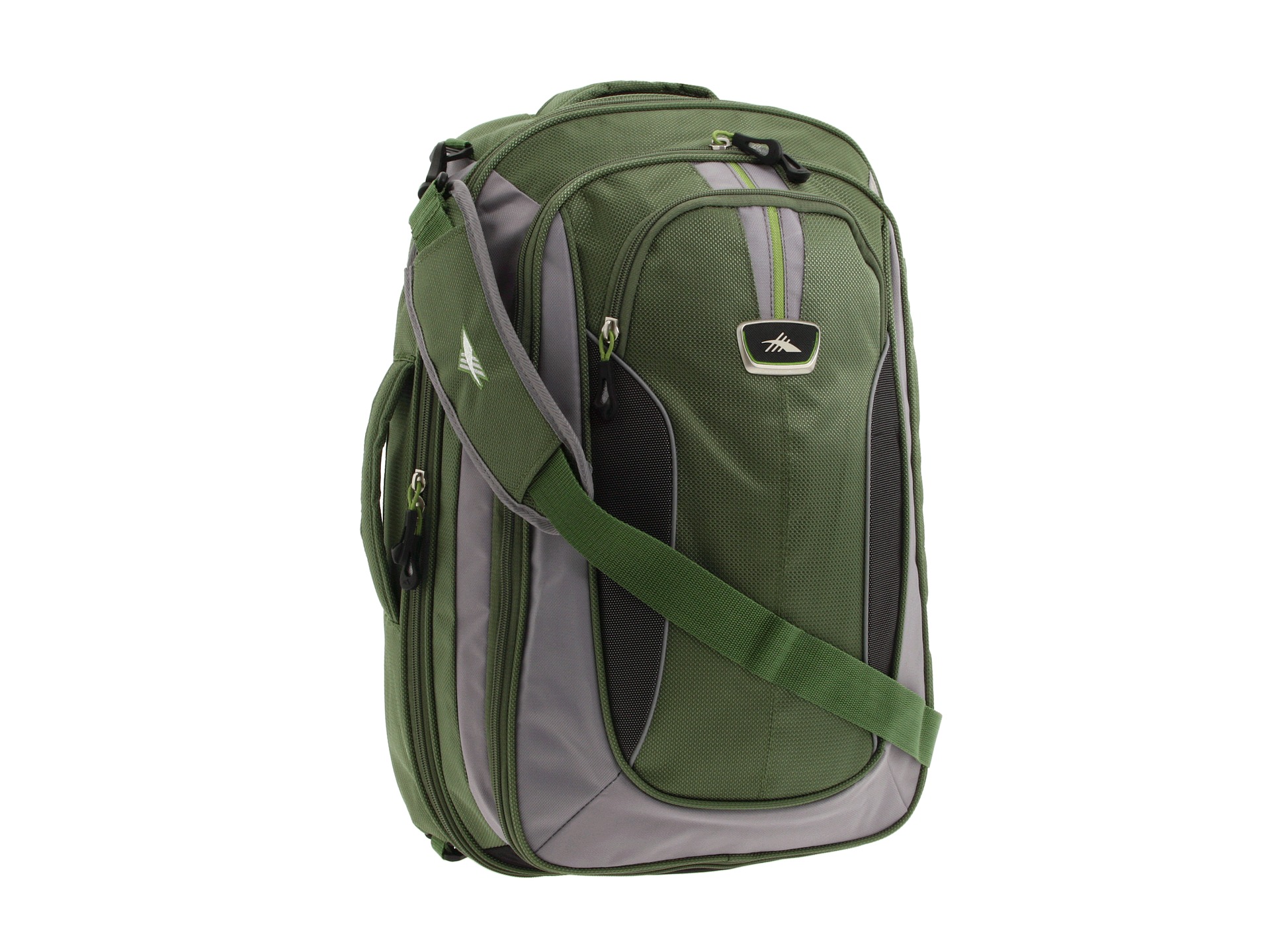 High Sierra   AT 6   Carry On Travel Bag w/ Backpack Straps