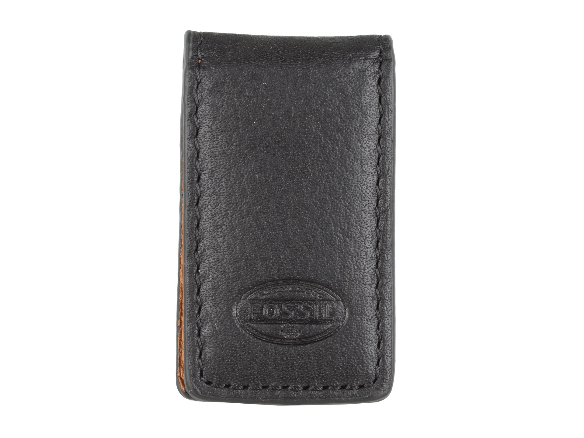 fossil estate leather mag money clip $ 20 00 fossil