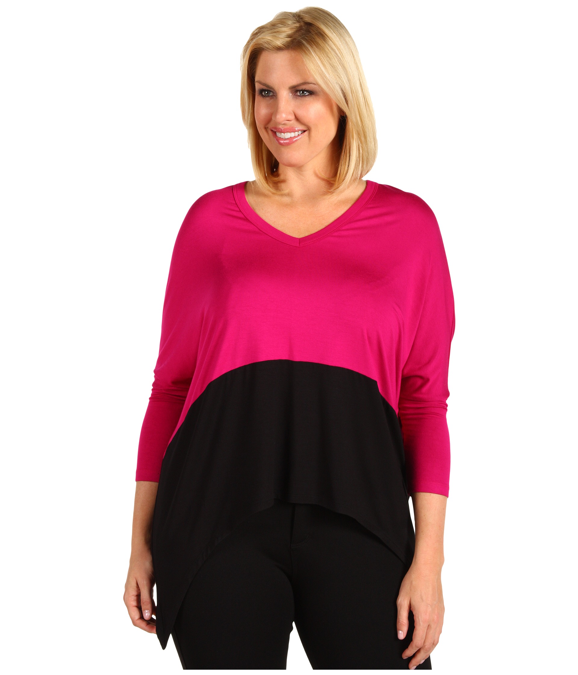 karen kane plus plus size banded tunic $ 90 00