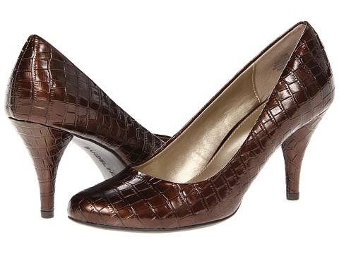 Cheap Bandolino Courteous Brown Croc - Women's Heels Shoes