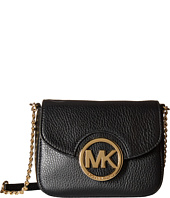 Michael Michael Kors Fulton Small Shoulder Flap Handbag Black Patent ...