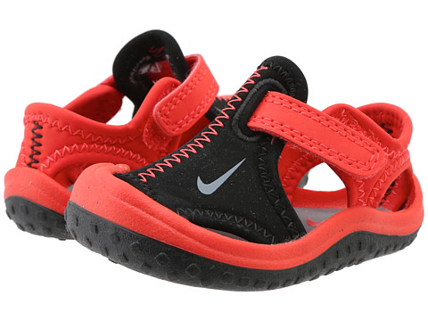 Nike Kids Sunray Protect (Infant/Toddler) Black/Light Crimson/Cool Grey ...
