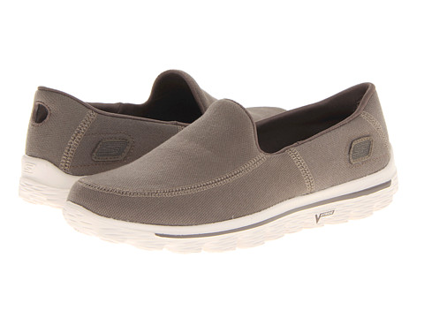 SKECHERS Performance GO Walk 2 - Maine Taupe - Zappos.com Free Shipping ...