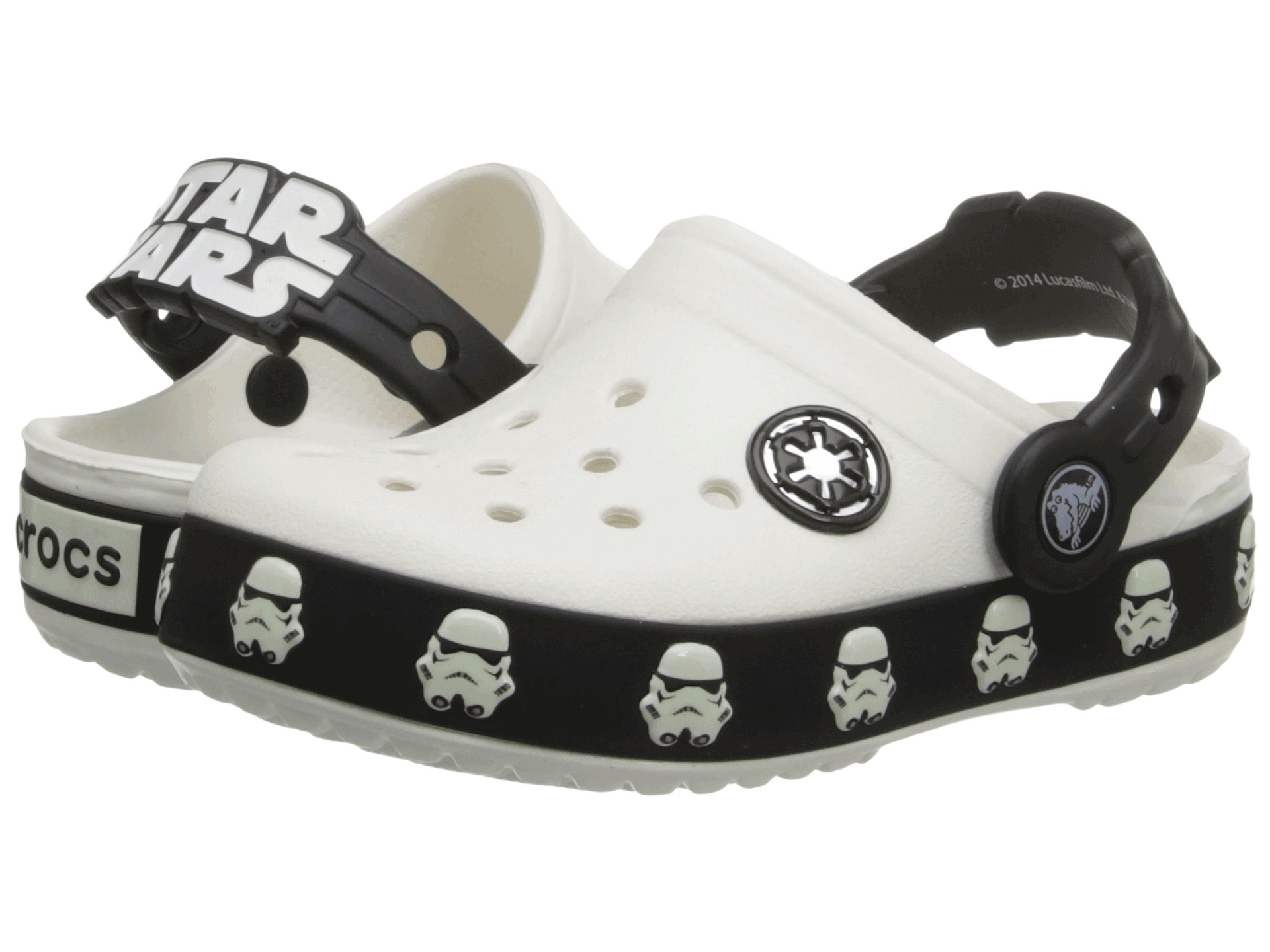 Crocs Kids Star Wars Stormtrooper Clog Toddler Little Kid White Black
