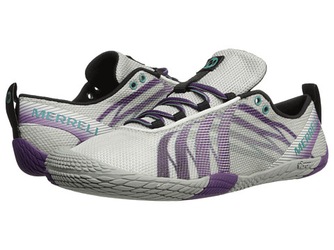 Merrell Barefoot Run Vapor Glove White/Purple - Zappos.com Free ...