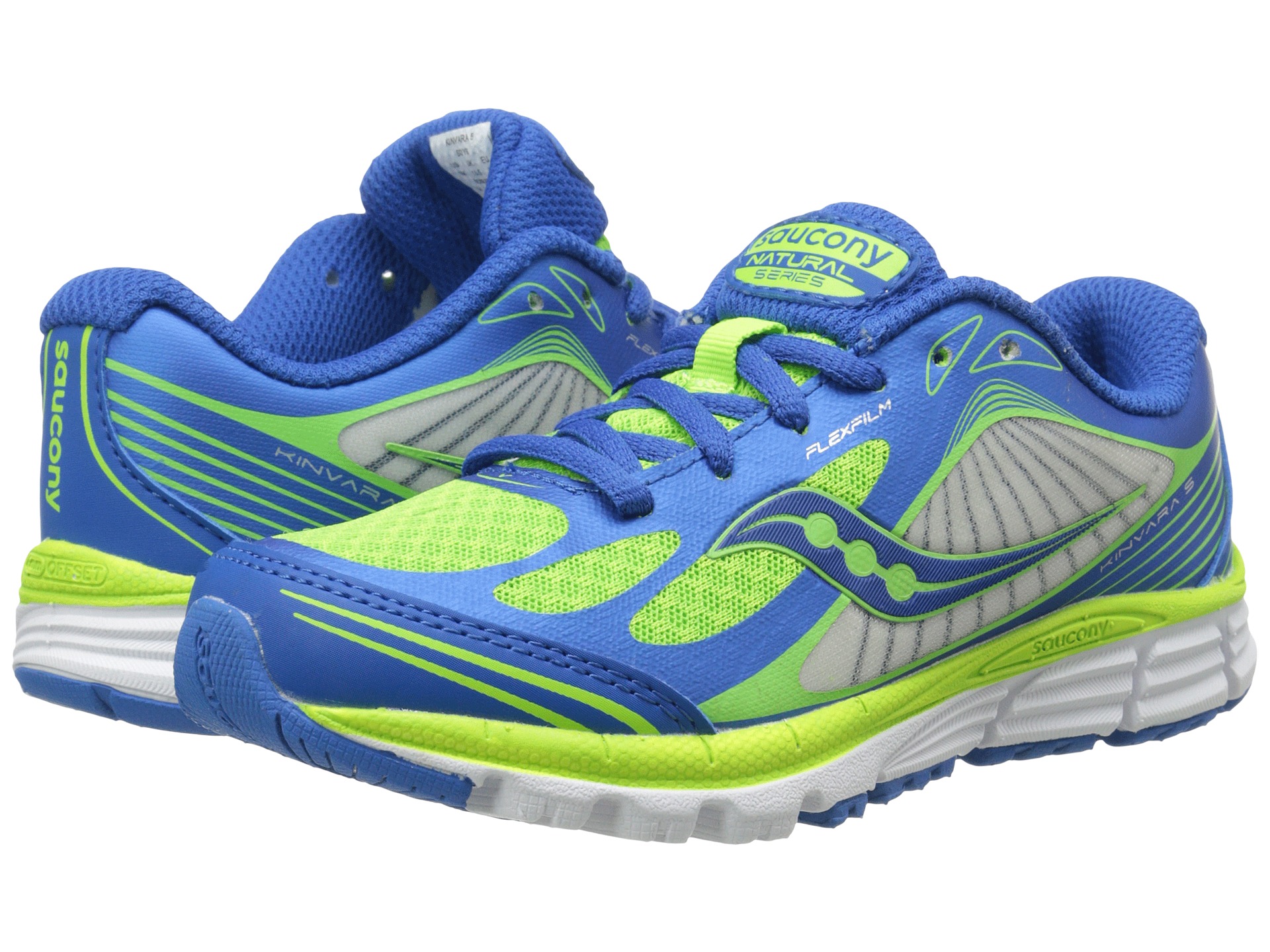 Saucony Kids Kinvara 5 Little Kid Slime Red