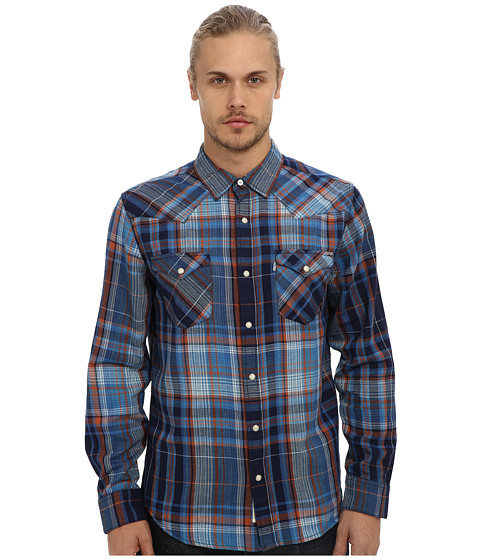 Buy Cheap Levi's® Datsun Yarn Dyed Indigo Slub Twill L/S Shirt Indigo ...