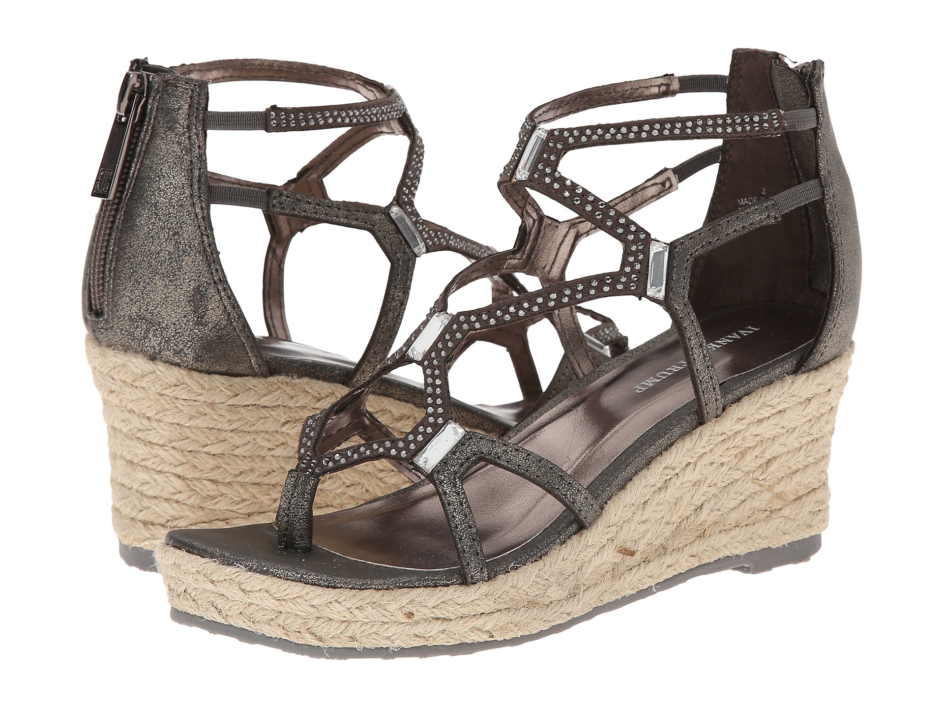 Ivanka Trump Kids Ellen Wedge 2 (Little Kid/Big Kid) Pewter