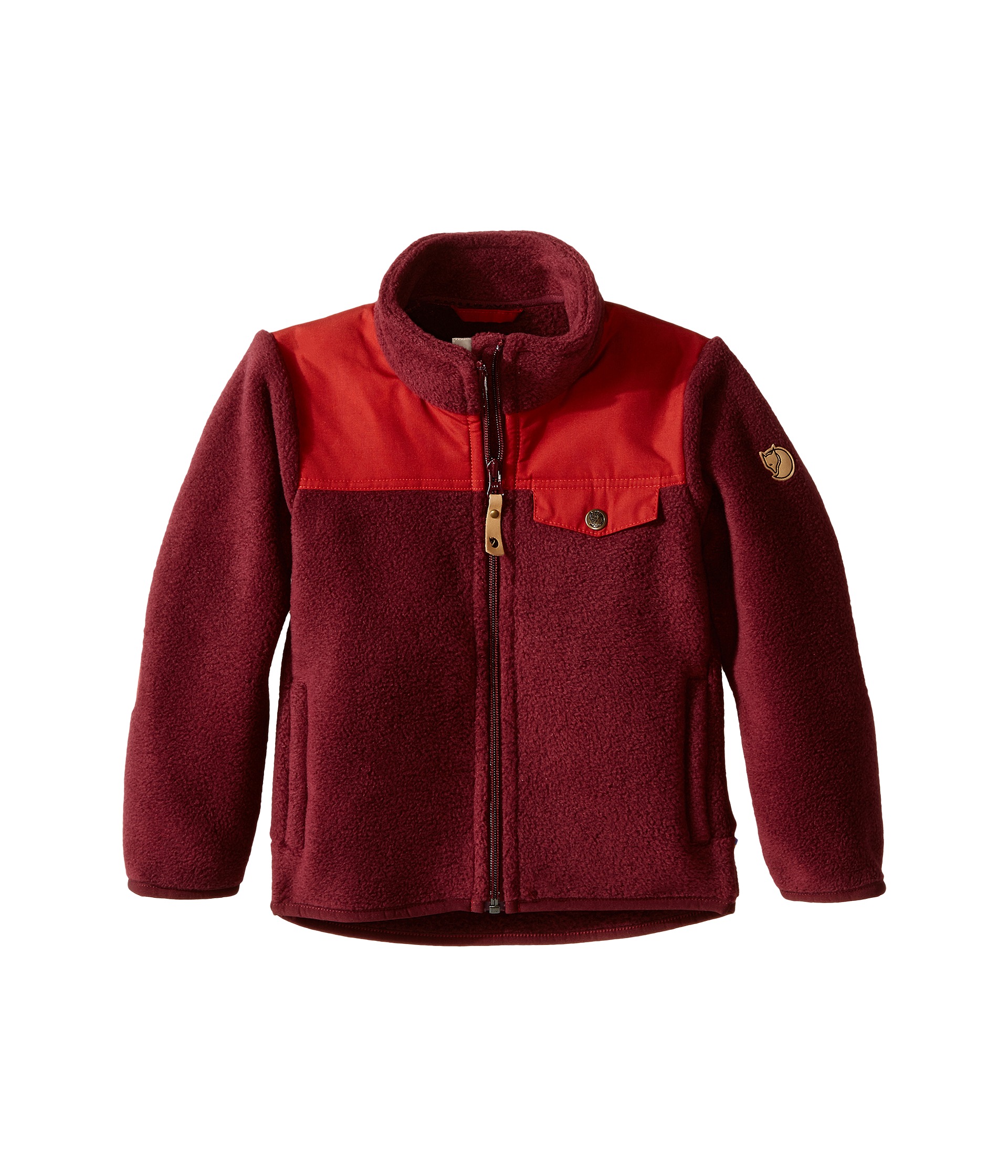 Fjallraven Kids Kids Sarek Fleece Jacket Dark Garnet